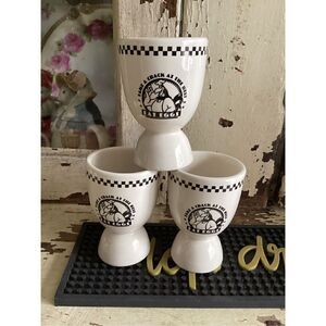 ACME Home Works Foghorn Leghorn Egg Cups “Take A Crack At The Best - Eat Eggs” D